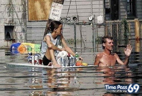 Funny Activitiy During Flood