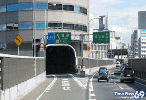 Highway Passing Through A Building