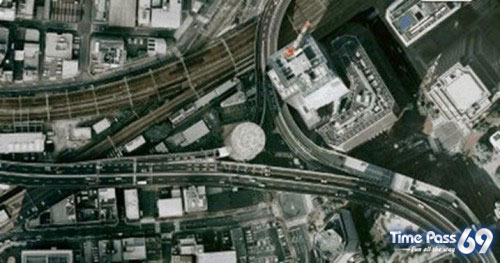 Highway Passing Through A Building