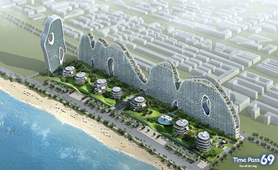 Fake Hills Mega Structure by Mad Architects