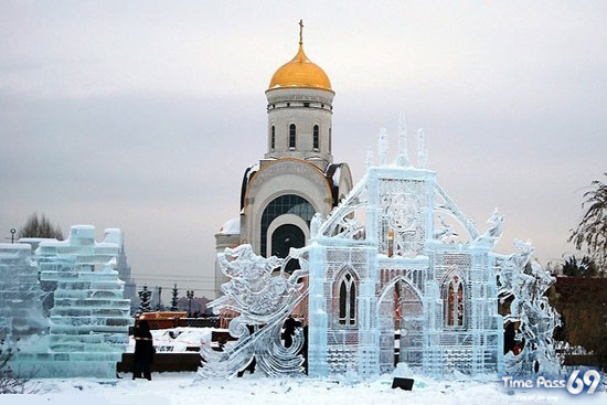 Ice City in The World of Ice Sculptures