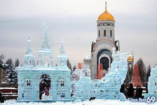 Ice City in The World of Ice Sculptures