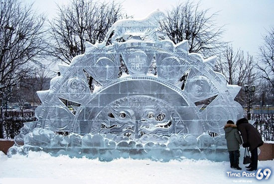 Ice City in The World of Ice Sculptures