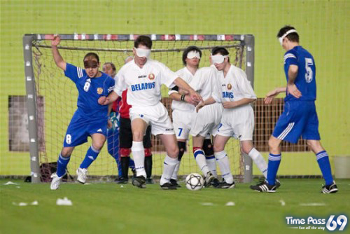 Soccer For The Blind Tournament in Russia