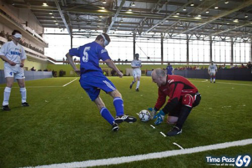 Soccer For The Blind Tournament in Russia