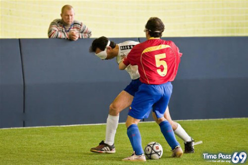 Soccer For The Blind Tournament in Russia