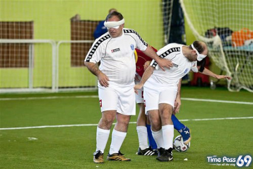Soccer For The Blind Tournament in Russia