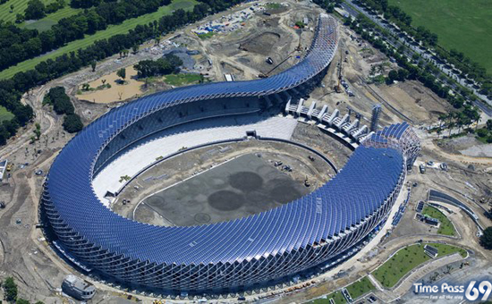 World First Solar Powered Stadium  Taiwan