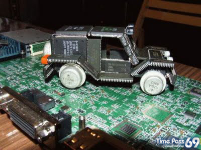 Computer Chips to Jeep  Creative Photos