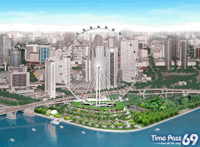 World Largest Observation Wheel  Singapore Flyer