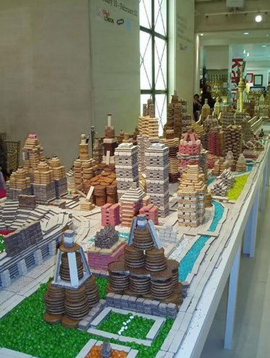 Entire City Made of Biscuits