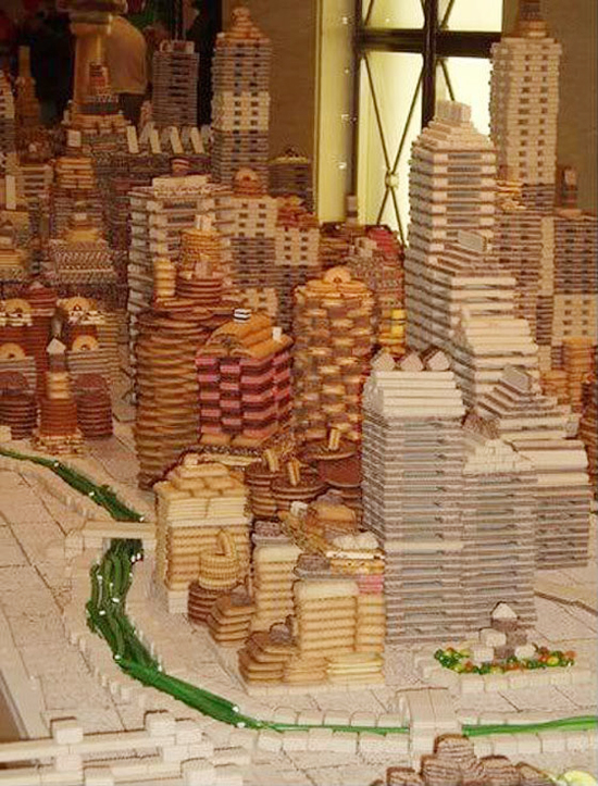 Entire City Made of Biscuits