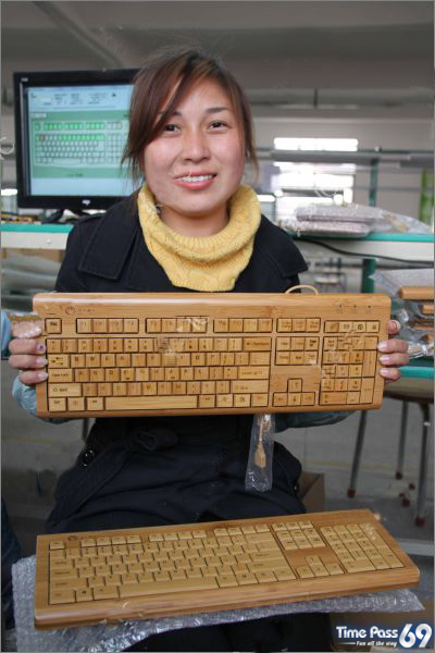 Bamboo Keyboard and Mouse