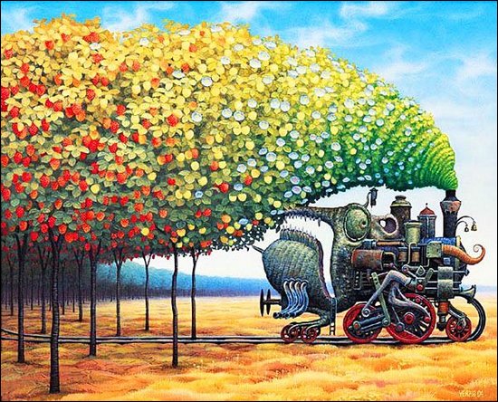 Fantastic illustrations by Jacek Yerka