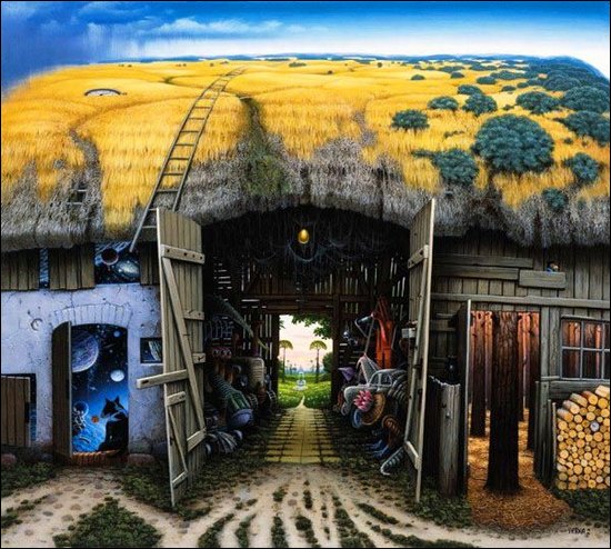 Fantastic illustrations by Jacek Yerka
