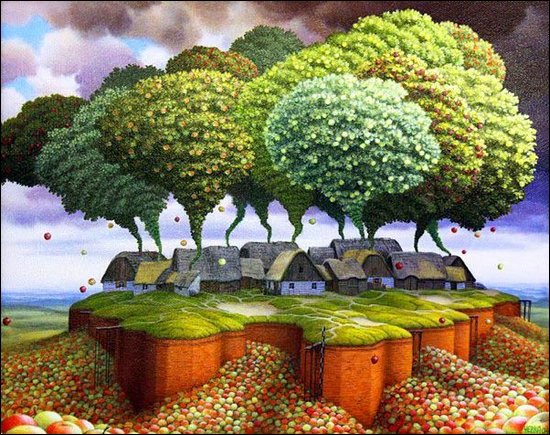 Fantastic illustrations by Jacek Yerka