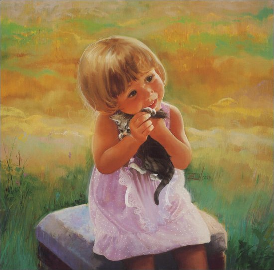 Paintings of Sweet Kids