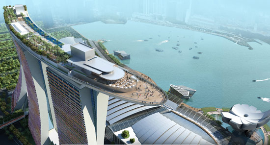 Marina Bay Sands Sky Park in Singapore