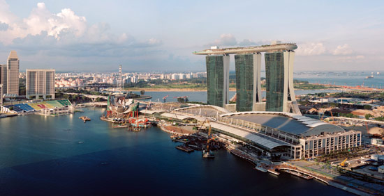 Marina Bay Sands Sky Park in Singapore