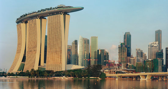 Marina Bay Sands Sky Park in Singapore