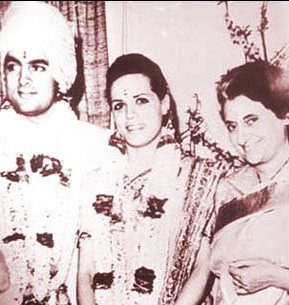 Rajiv Gandhi Sonia Marriage Photos