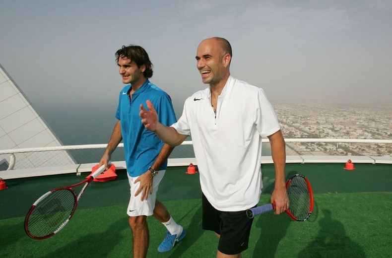 Worlds Highest Tennis Court at Burj Al Arab