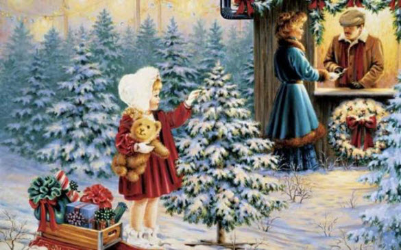 Christmas Paintings Art