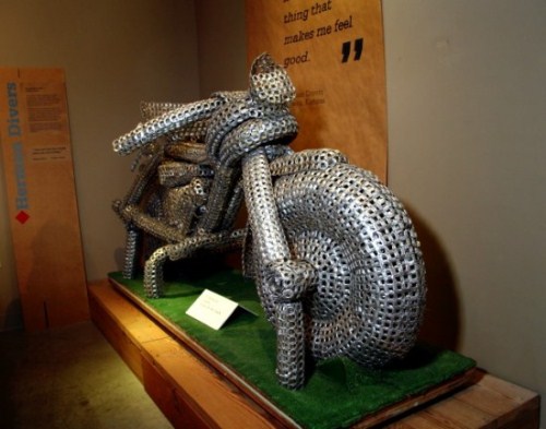 The Mind Blowing Pull Tab Sculptures of Herman Divers