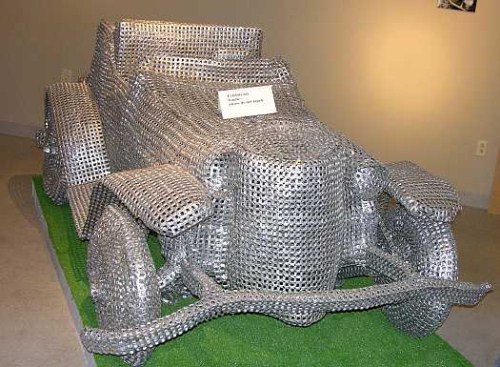 The Mind Blowing Pull Tab Sculptures of Herman Divers