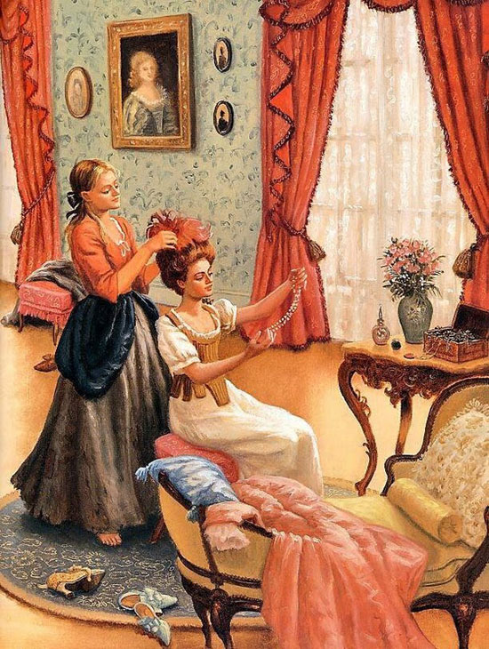 Cinderella Story in Classic Art Paintings