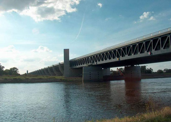 Magdeburg Water Bridge Germany