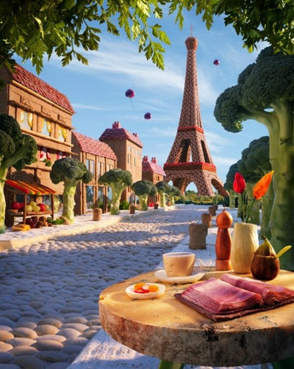 Incredible Food Landscape Art