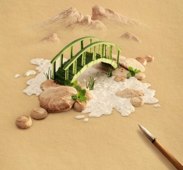 Incredible Food Landscape Art