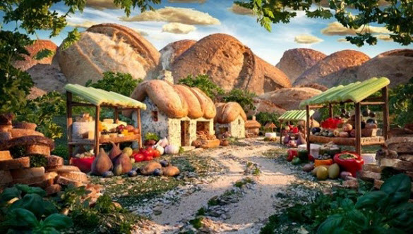Incredible Food Landscape Art