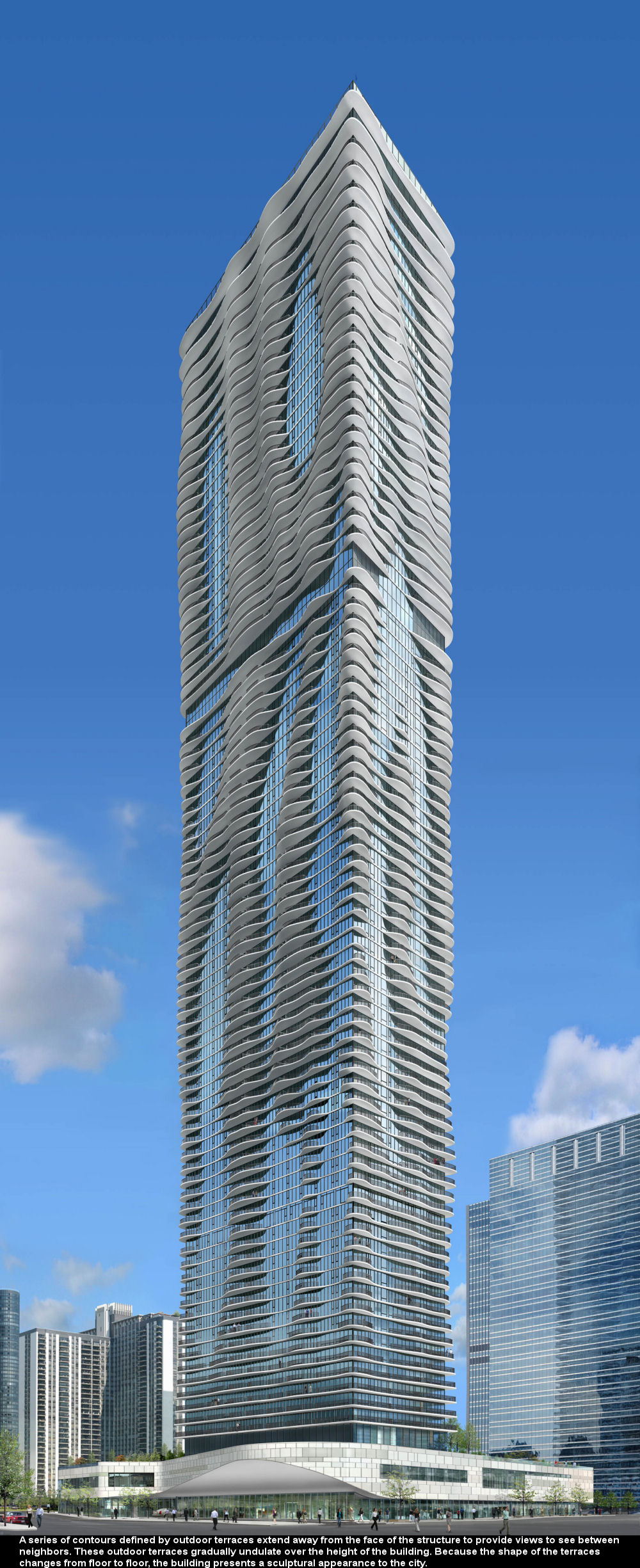 Beautiful Aqua Tower of Chicago