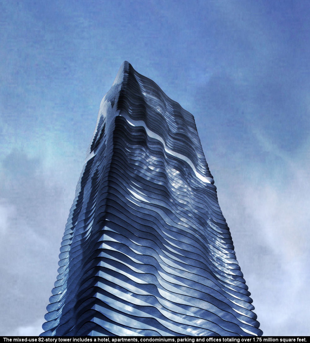 Beautiful Aqua Tower of Chicago