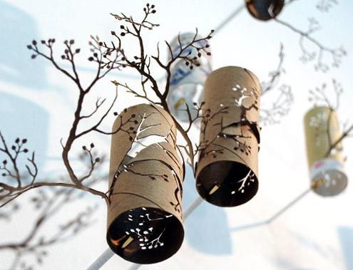 Toilet Paper Roll Artworks