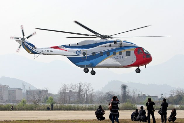 China Launches Asias Largest Helicopter