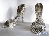 Joana Vasconcelos Stainless Steel Pot Shoes