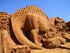 Creative Dinosaurs Sand Sculptures