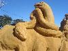 Creative Dinosaurs Sand Sculptures