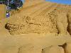 Creative Dinosaurs Sand Sculptures