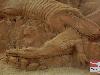 Creative Dinosaurs Sand Sculptures