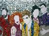 Bizarre Celebrity Portraits Made out of Trash