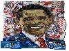 Bizarre Celebrity Portraits Made out of Trash