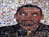 Bizarre Celebrity Portraits Made out of Trash