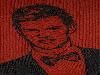 Bizarre Celebrity Portraits Made out of Trash