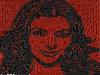 Bizarre Celebrity Portraits Made out of Trash