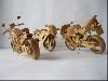 Wonderful Wooden Miniature Motorcycles