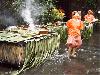 Wonderful Waterfall Restaurant in Philippines